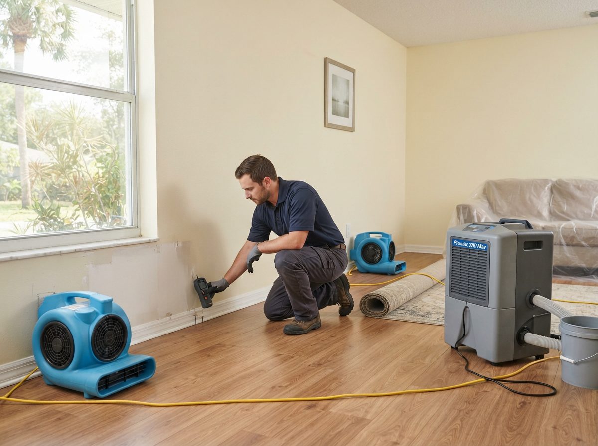 finish the water removal process