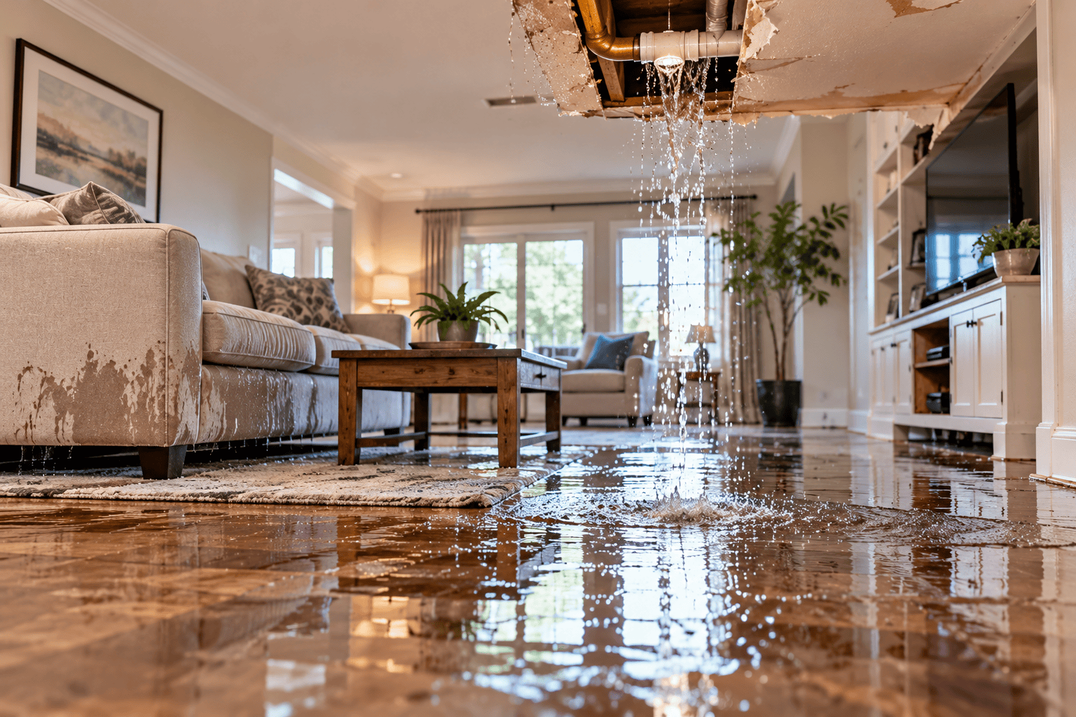 water damage restoration in St Petersburg