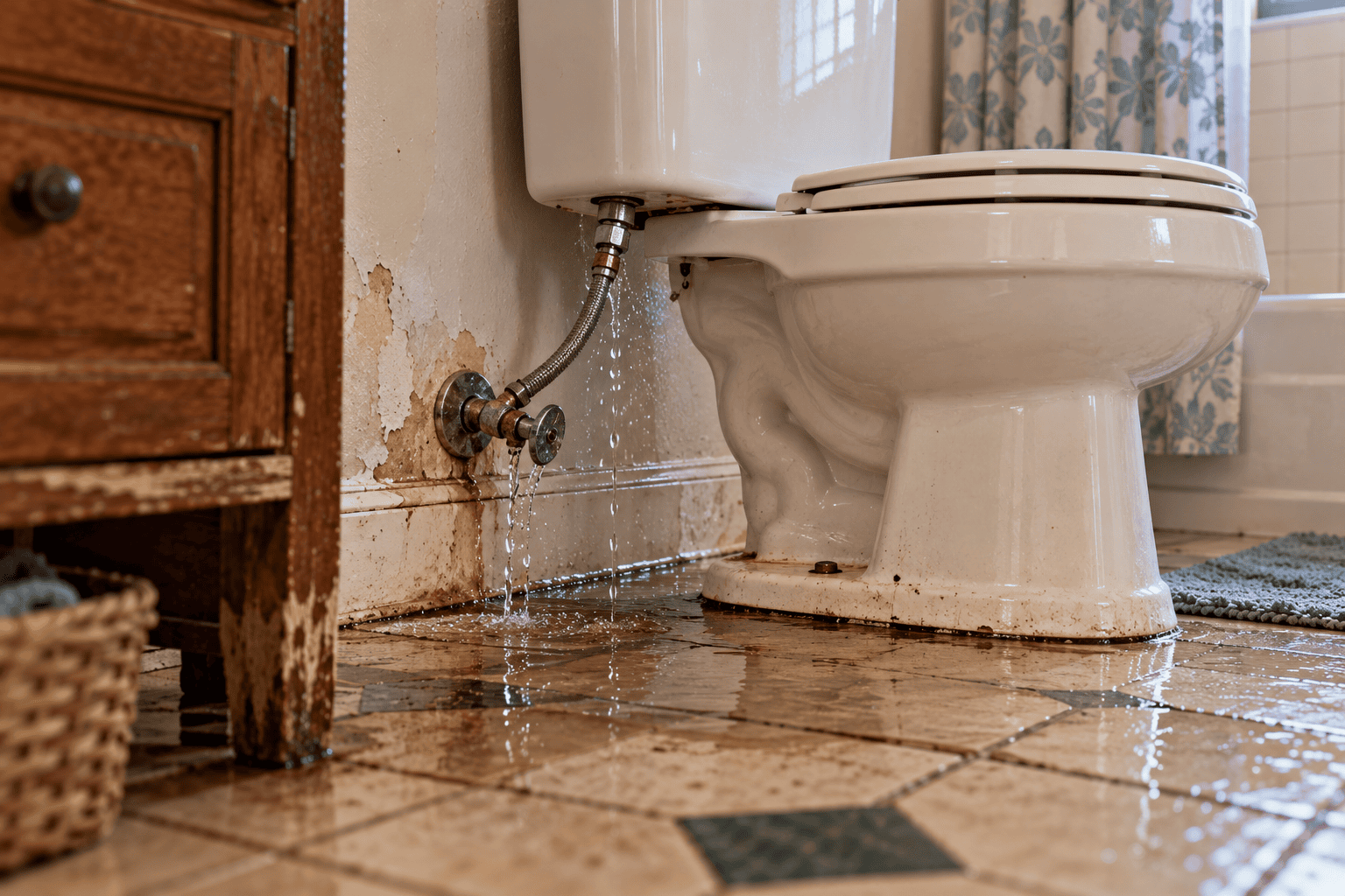 leaking toilet in Tarpon Springs